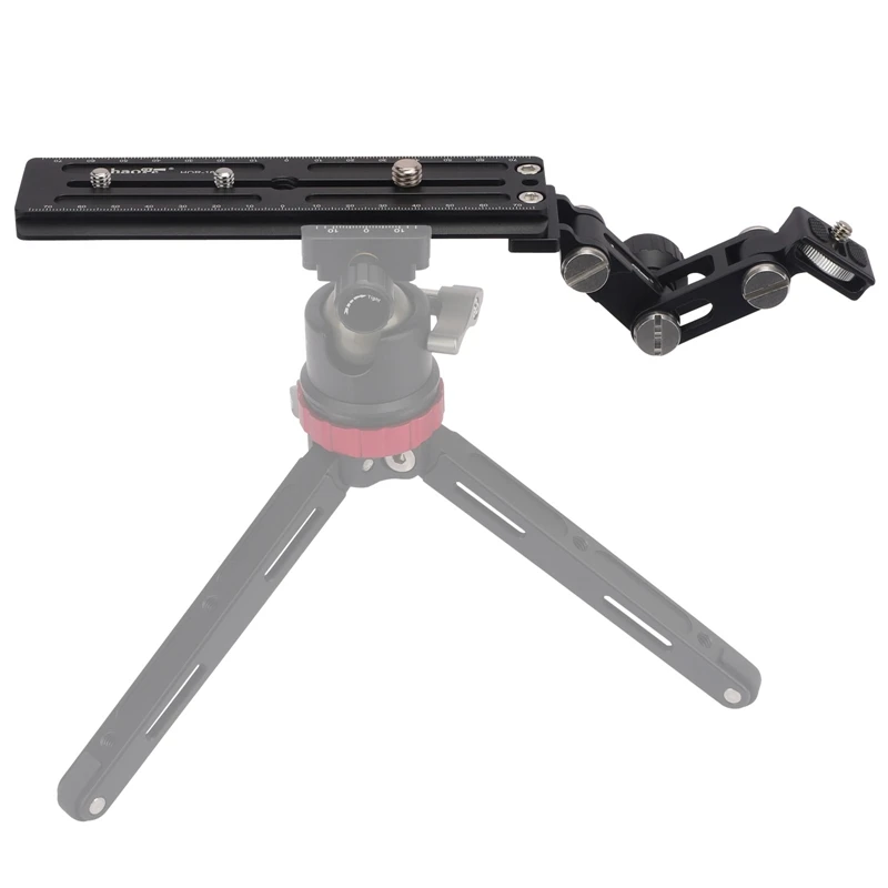 Haoge 160mm Telephoto Lens Support Long-focus Holder Quick Release Plate for Arca Swiss Kirk RRS Sunwayfoto Benro