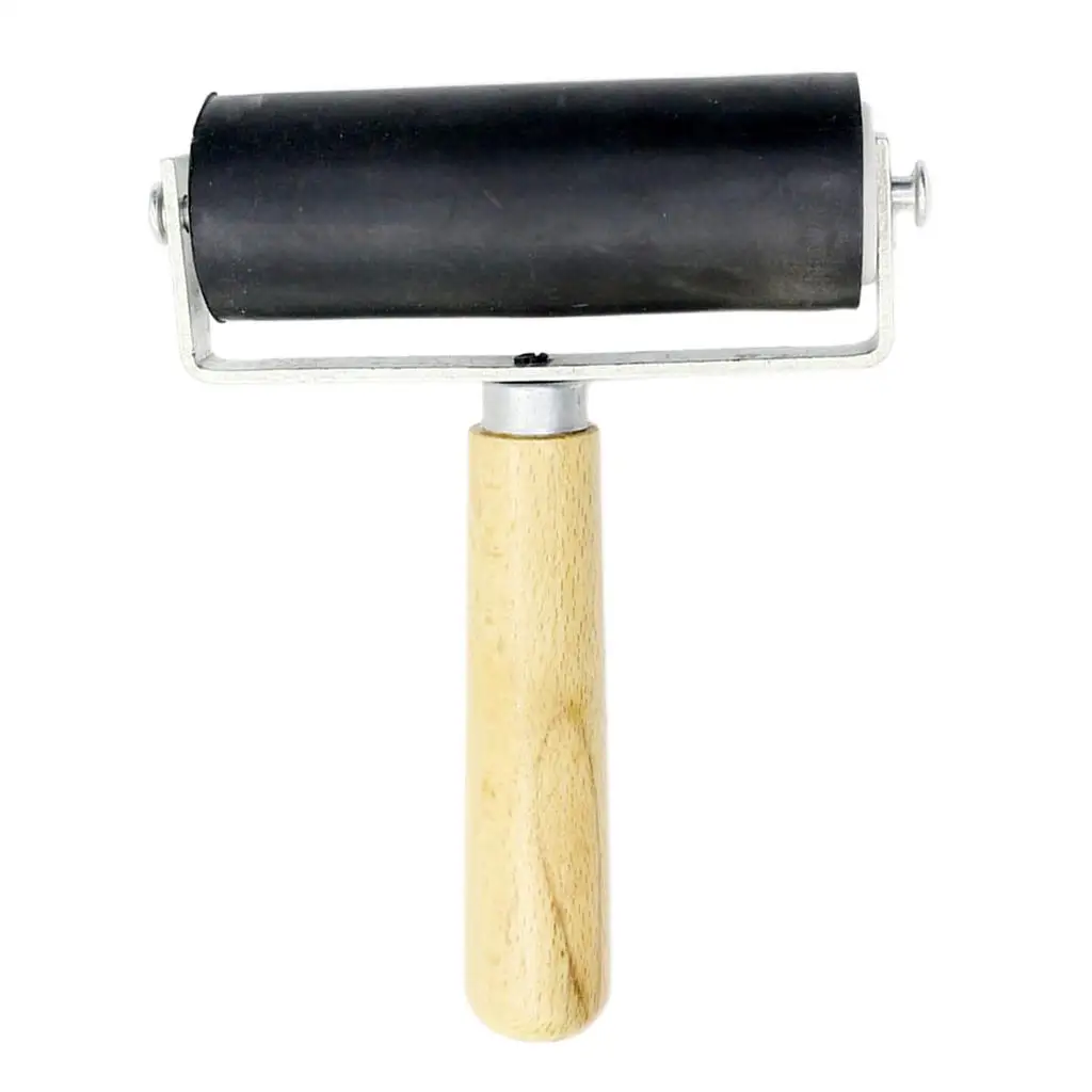 10cm Roller Ink Applicator Brush Printmaking Print Ink Stamping Tool