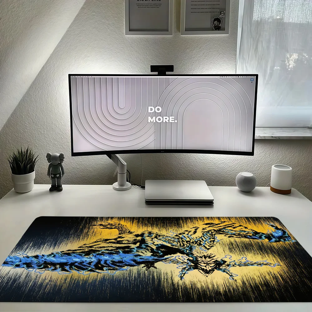 Game M-Monster Hunter W-Wilds Mouse Pad Large Non-slip Lockedge Desktop Computer Desk Mat Keyboard MousePad Office Gamer Student