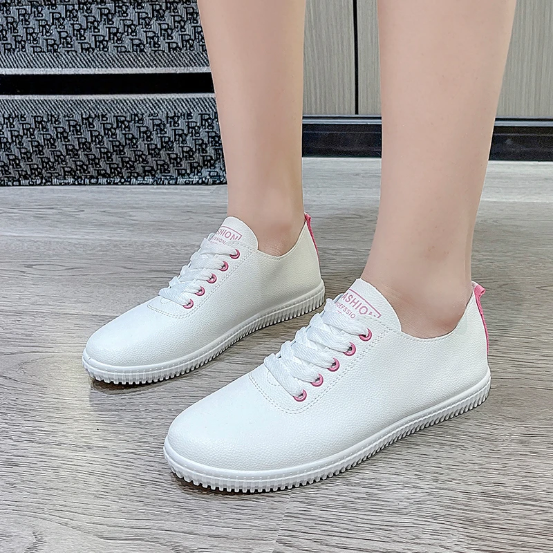 Women Shoes Summer 2024 Spring Women White Casual Shoes Breathable Flats Fashion Breathable Women Sneakers