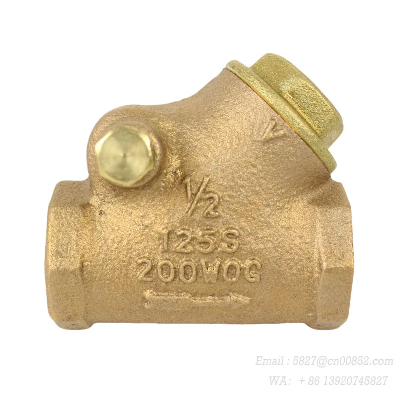 

Японский оригинальный TOYO RED-WHTIE 125H-BNS-N бронзовый ввинчивающийся поворотный обратный клапан 125S 200WOG устойчивость к коррозии морской воды