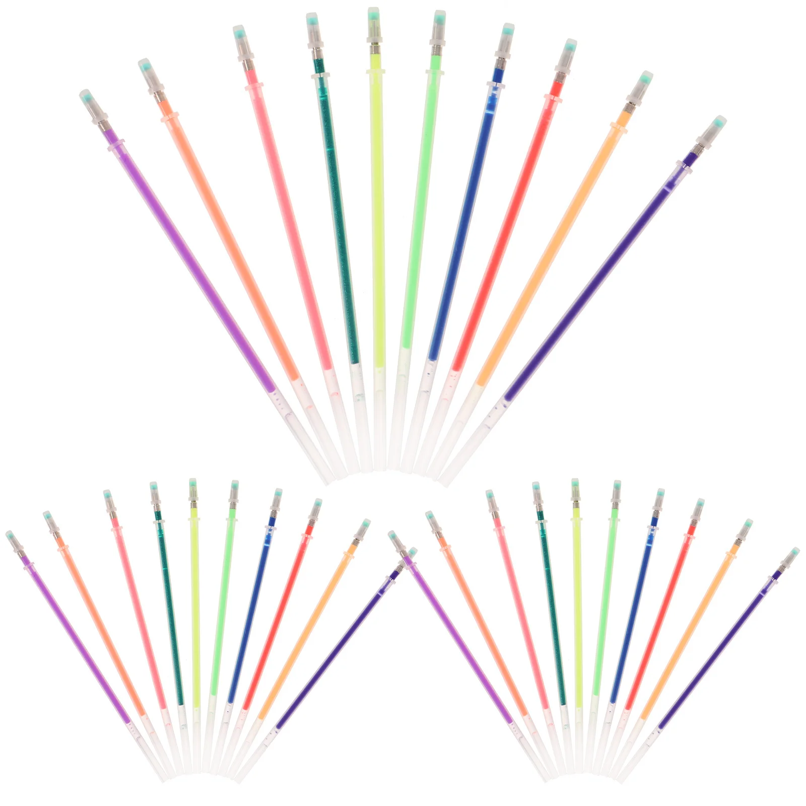 

100Pcs Writing Pen Refills Gel Pen Replacements Smooth Writing Ink Refills Plastic Practical Gel Pens Refill Refill Replacements