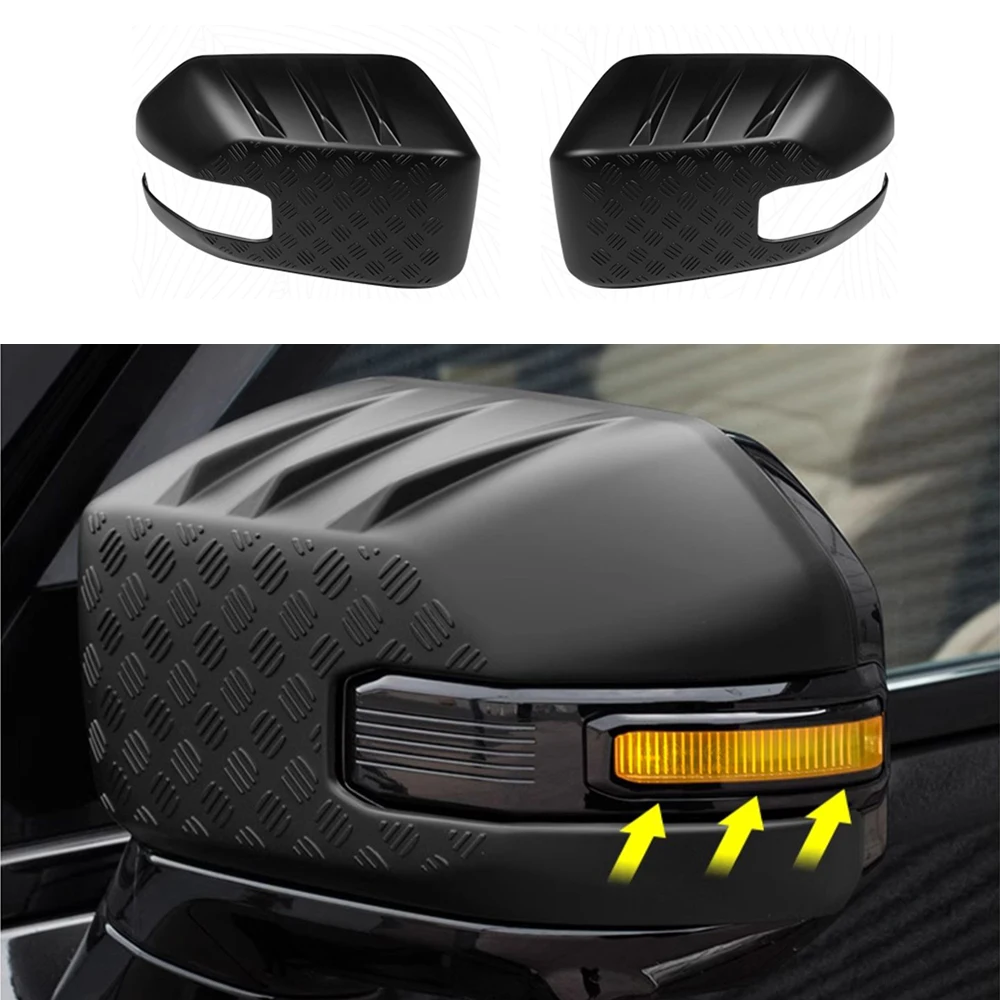 

ABS Matte Black Rear View Side Mirror Cover For Chery Jetour Traveler 2023 2024 Car Decoration Styling Accessories