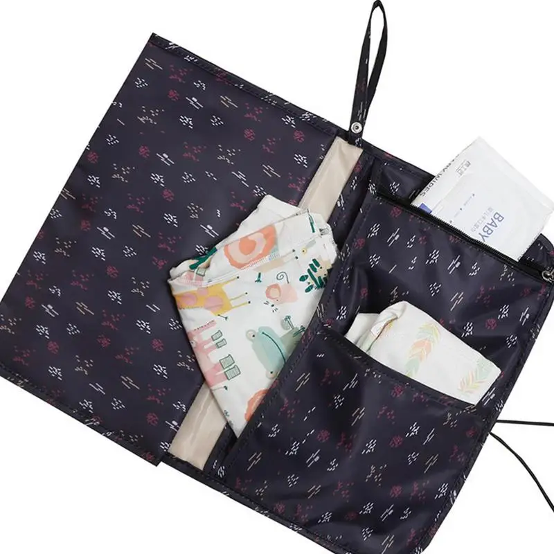 Tappetino per pannolini portatile copertura multifunzione pannolino da viaggio borsa per pannolini pieghevole a mano pulita fasciatoio impermeabile articolo per bambini