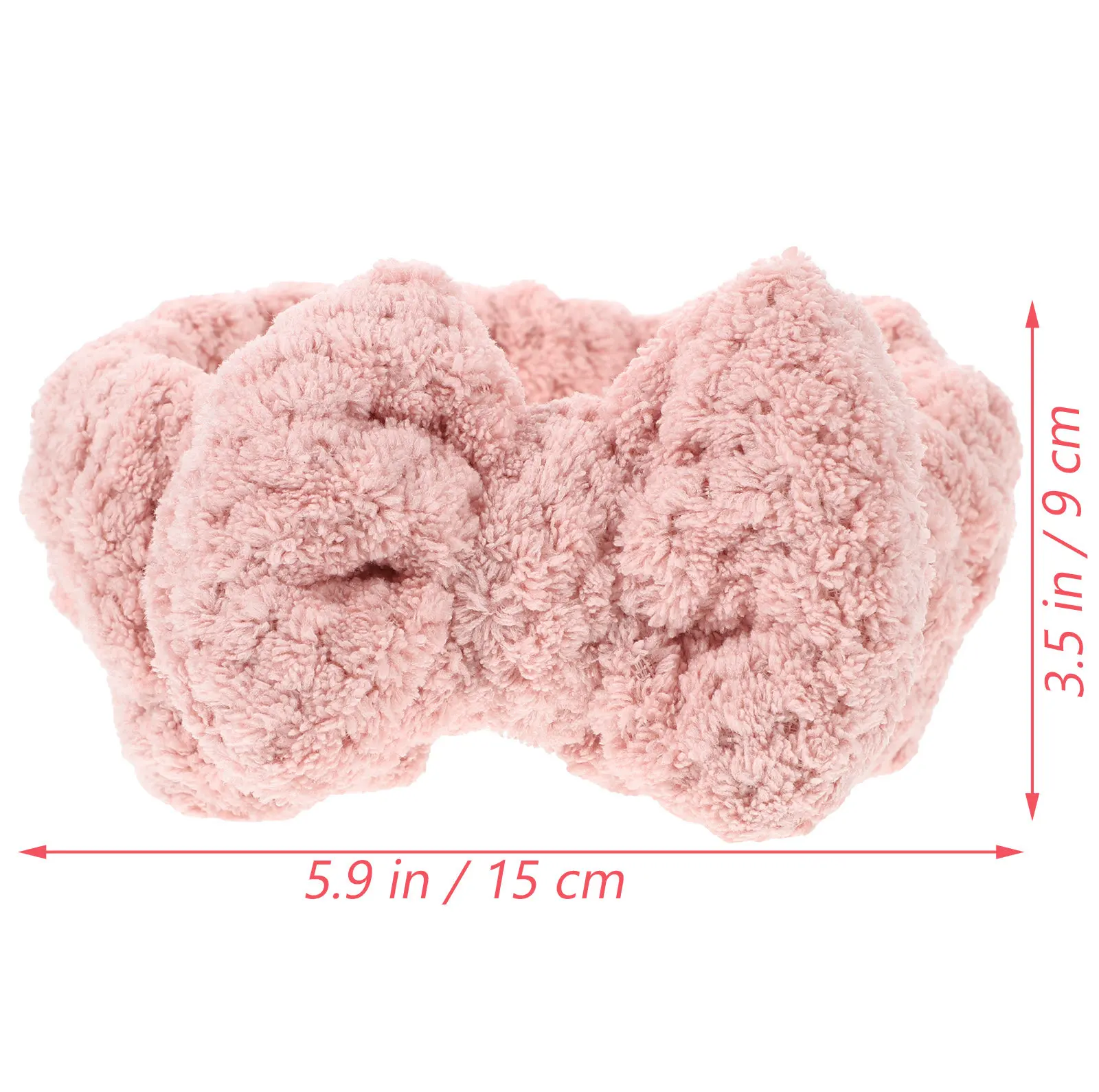 3Pcs Washing Face Hairband Elastic Bowknot Headband Soft Makeup Headband Skincare Hairband for Women Spa Bath Sports
