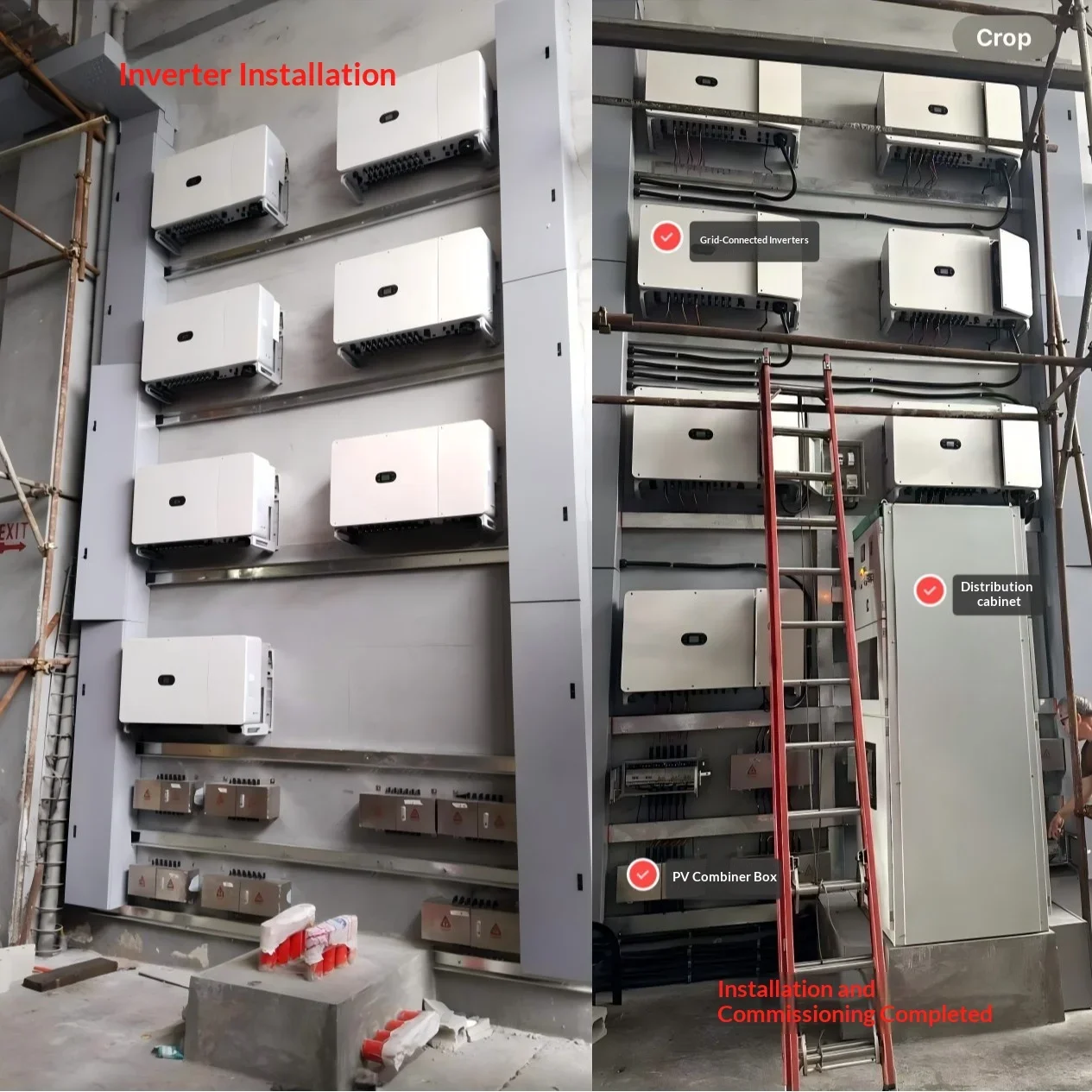 Factory Direct Roof-Mounted Monocrystalline Silicon 100kw Solar Power Generation System for Industrial Commercial Use Free