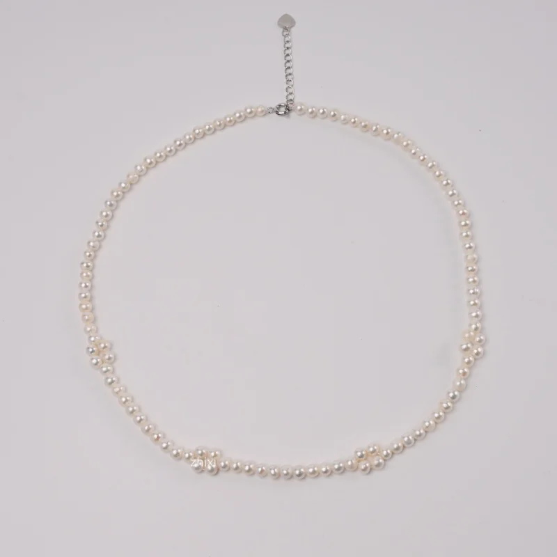 

NYMPH New Natural Freshwater Pearl necklace pendant Fine Jewelry Elegant Women's Gift Pure Wedding gift for women X1070