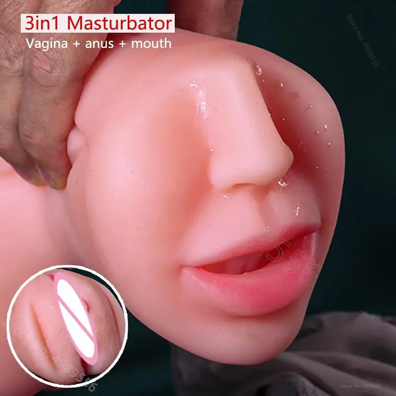 Rubber Vagina Sex Toys Male Masturbator Pussy Masturbator for Man Vaginaper to Have Sex Toy Men Sexa Men's Gadgets Vaginas Mug