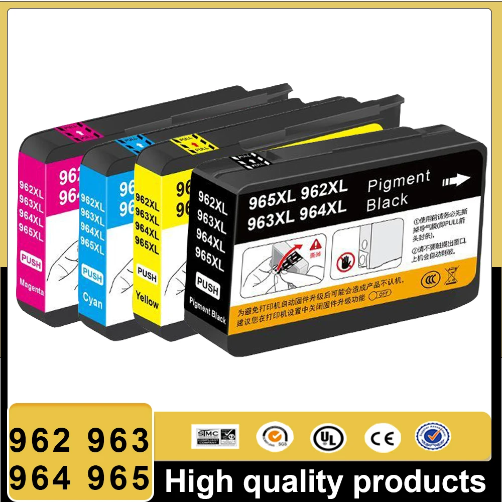 

963 963XL 965 965XL 962 962XL 964 964XL Ink Cartridge Compatible For HP OfficeJet Pro 9010 9012 9015 9020 9022 9025 9029 Printer