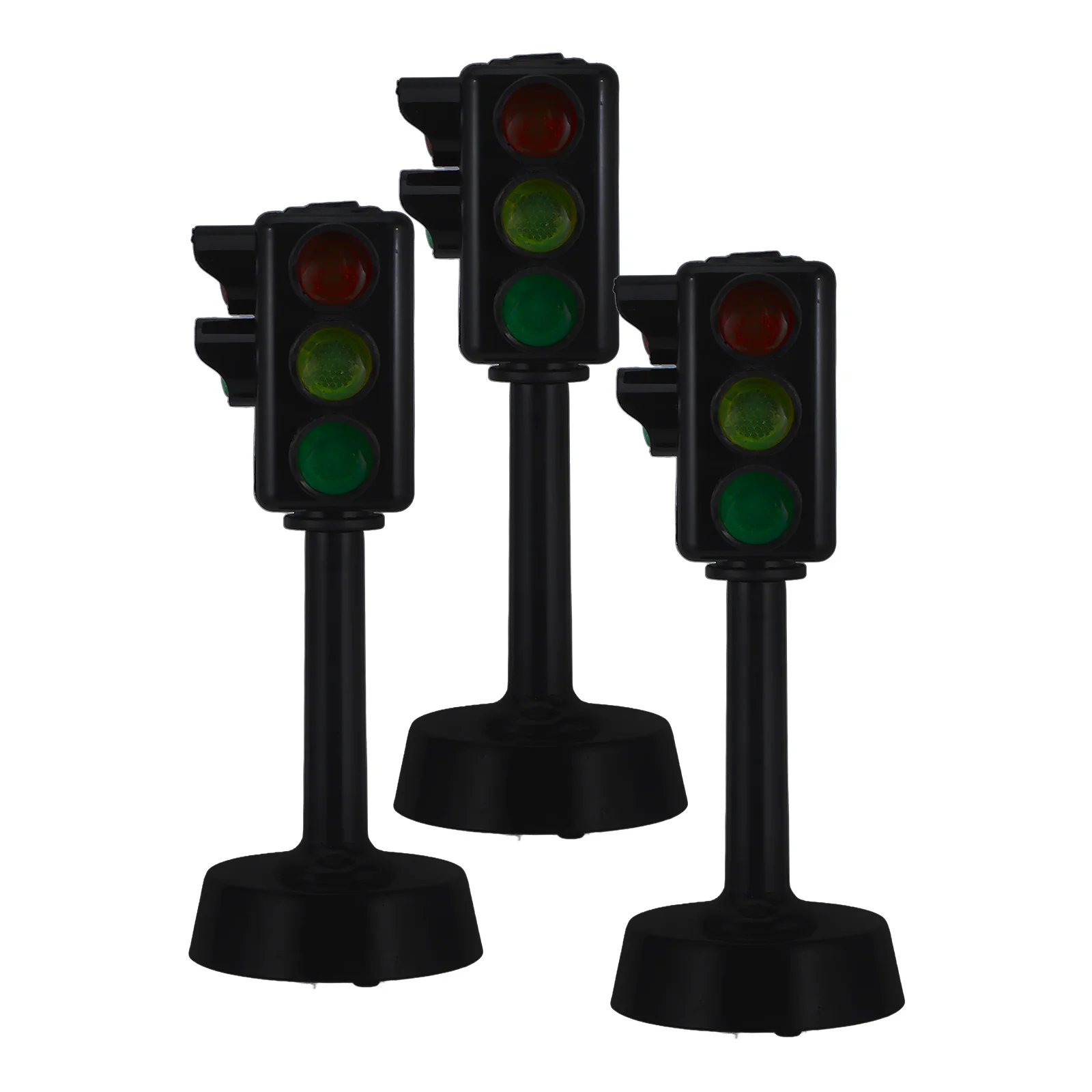 

3 Pcs Traffic Light Boys Toys Decor Early Education Kids Signs Playthings Children Lamp The