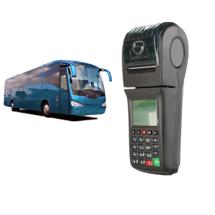 

GT6000S Cheap Bus Ticketing Machine POS System can work offline and online DIY Logo