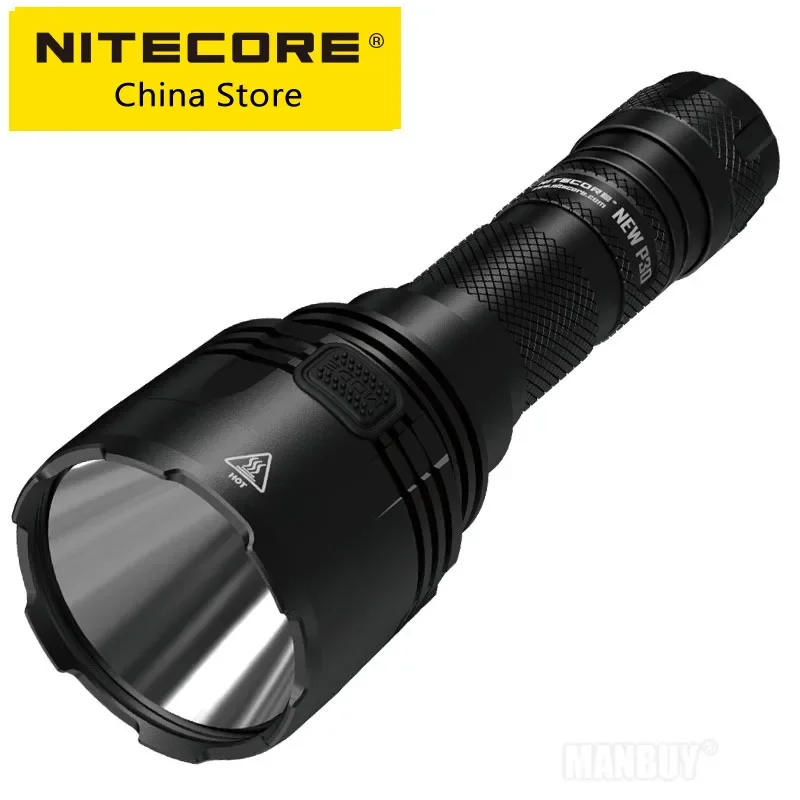 2024 Nitecore NEW P30 Long-Range USB-C 21700 Lithium Battery Outdoor Search Rescue Adventure Flashlight Hunting LED Searchlight