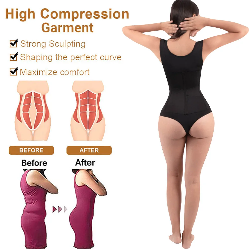 Binder Top Fantezi BodysTriangular Conjoined BODY RELOJ DE ARENA – NEGRO Reducing And Shaping Girdles For Women Sexy Lingerie