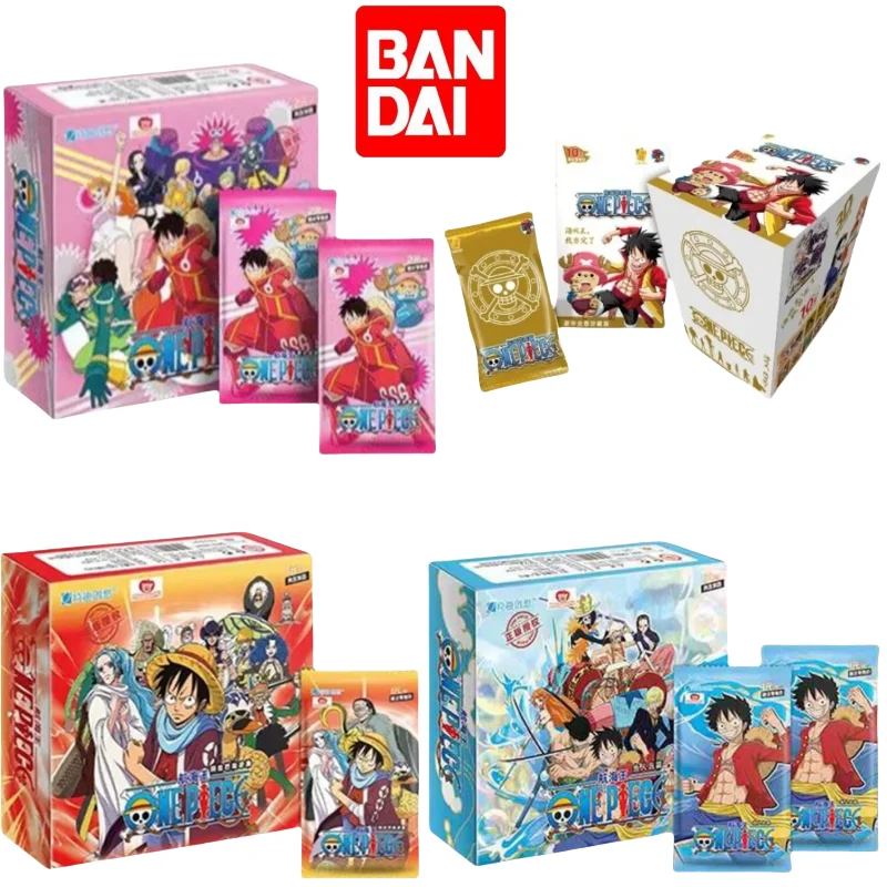 

New Official genuine version One Piece Card Straw Hat Pirate Luffy Zoro Nami Classic Anime Character Collection Card Toys Gifts