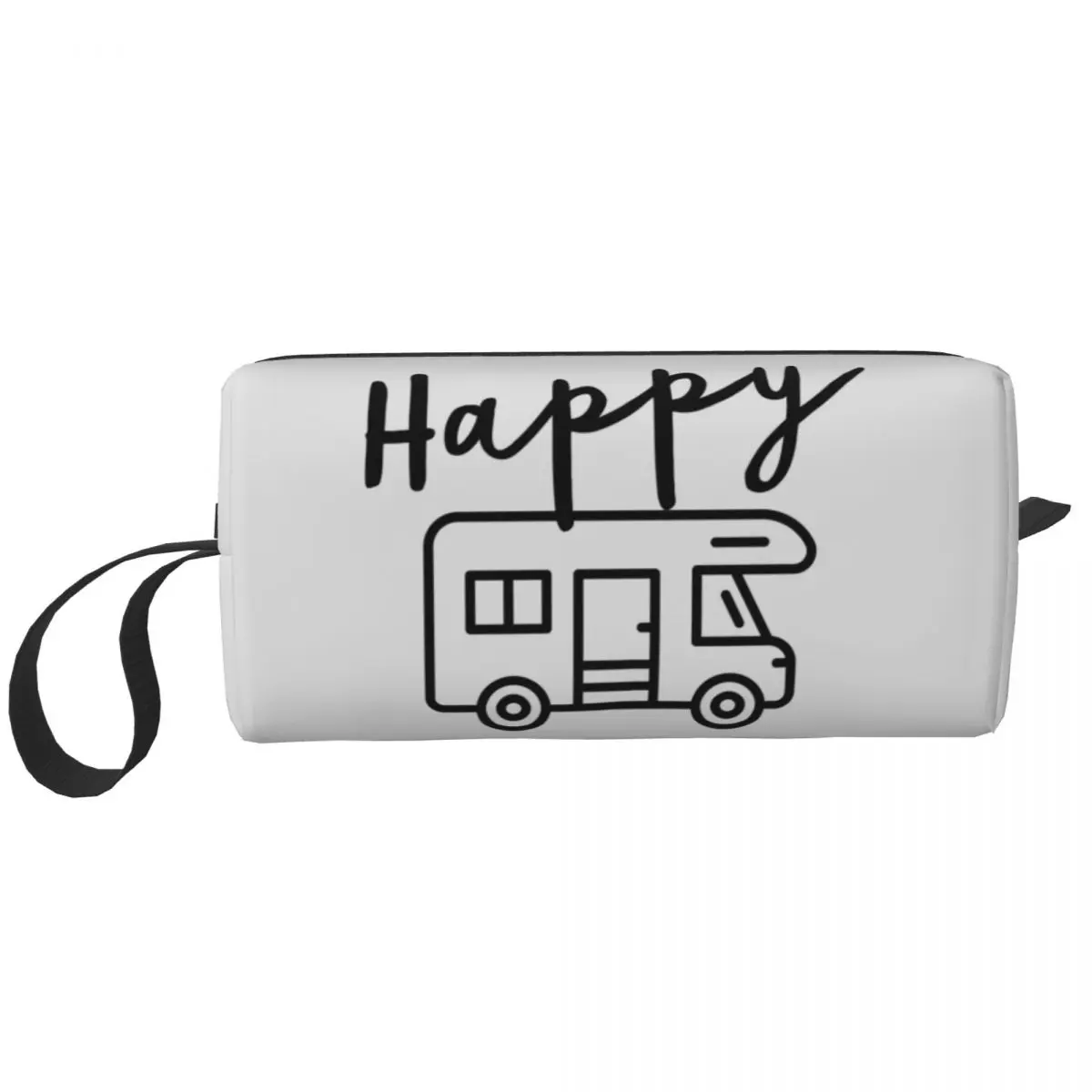 Happy Camper (RV) Makeup Bag Cosmetic Organizer Storage Dopp Kit Toiletry Cosmetic Bag for Women Beauty Travel Pencil Case