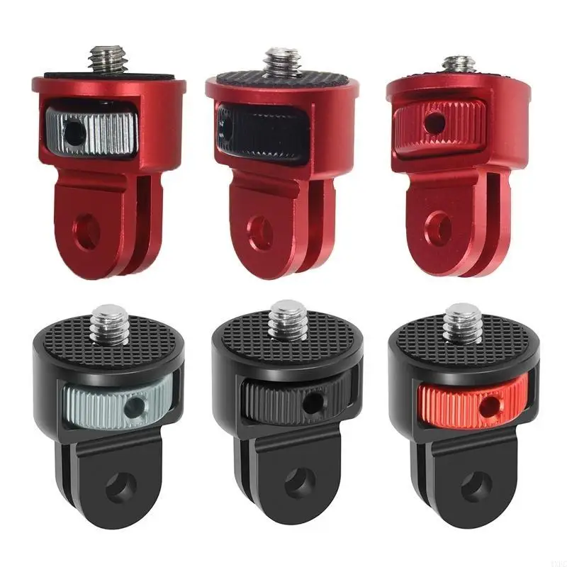 Aluminiumlegierung 1/4 Zoll Schraubstativadapter 360 drehbare Halterung für Go Pro 10 9 Insta-360 One Kamerazubehör