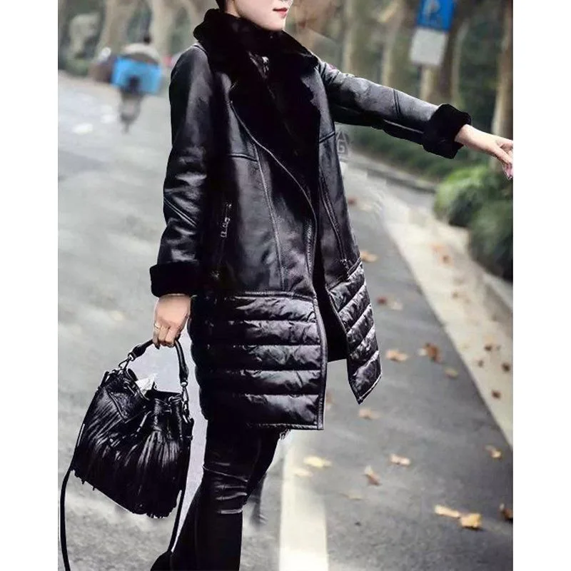 2023 New Women Cotton coat Winter Jacket Female thick warm Parkas hooded Outwear large size Overcoat