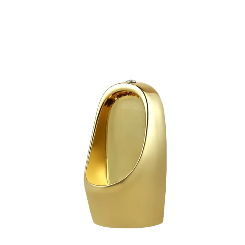 

Wall-mounted smart sensor KTV gold urinal wall-mounted colored men's urinal urinal