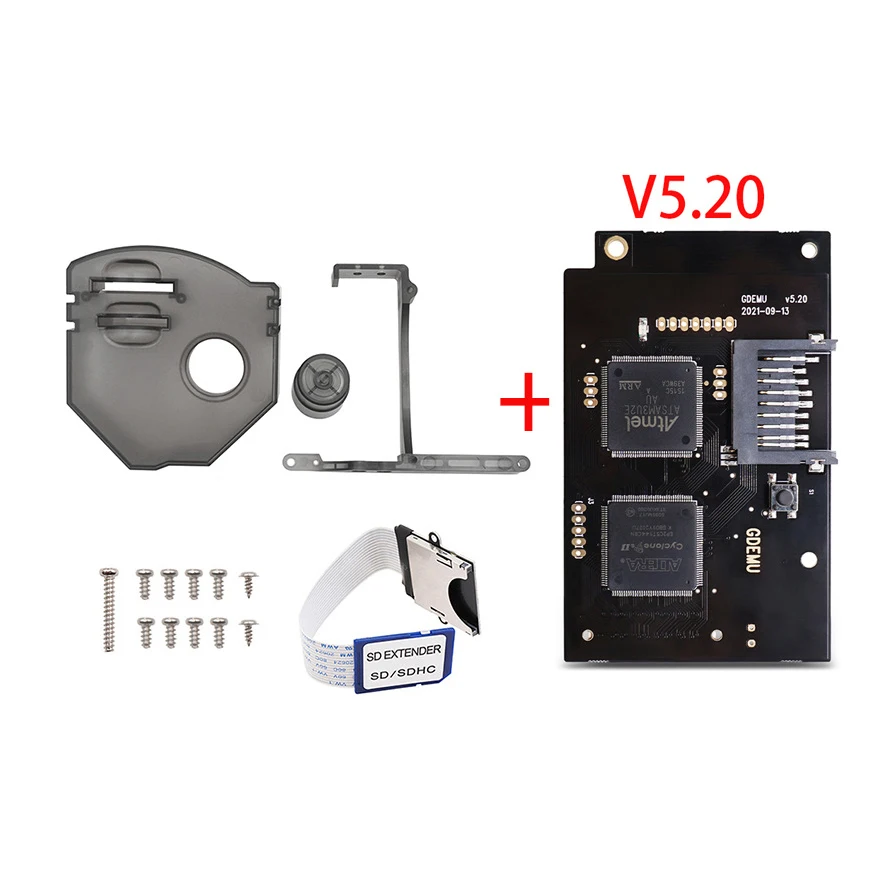 Replacement for SEGA Dreamcast DC Console GDEMU V5.20 Optical Drive Simulation Board SD Extension Adapter Gaming Accessories