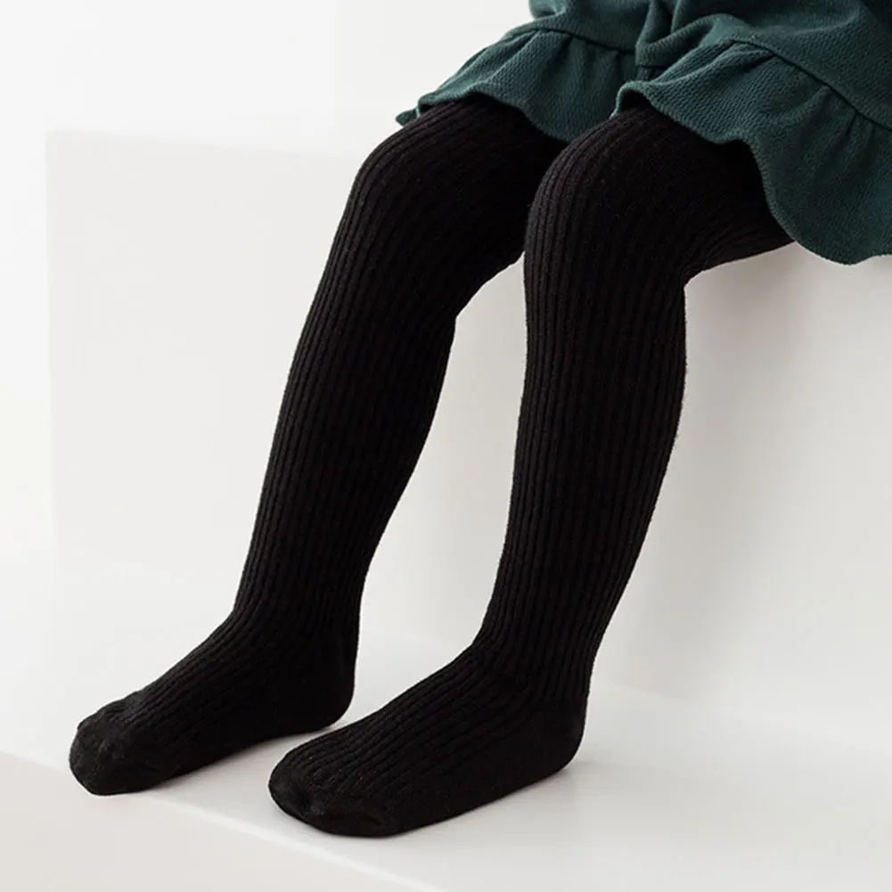 

Infant Baby Girls Cotton Tights Winter Thin Fleece Lining Plus Thick Warmth Stripes Leggings Toddler Kids Keep Warm Pantyhose