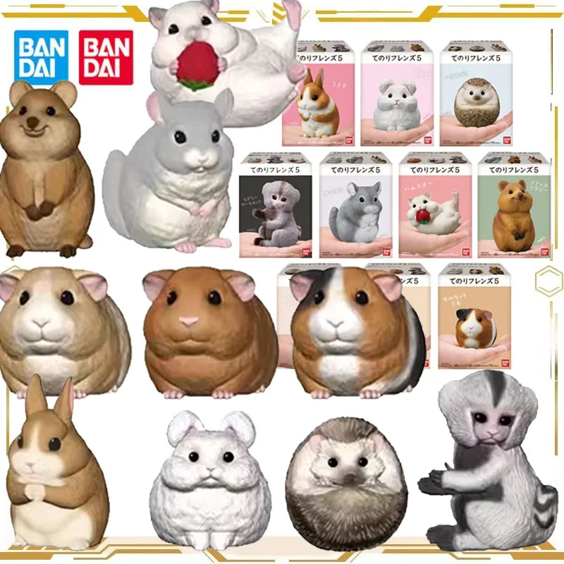 

Bandai Original Handheld Little Cute Friend5 Candy Toy Mini Animal Ornaments Rabbit Action Figure Toys for Boys Girls Kids Gift