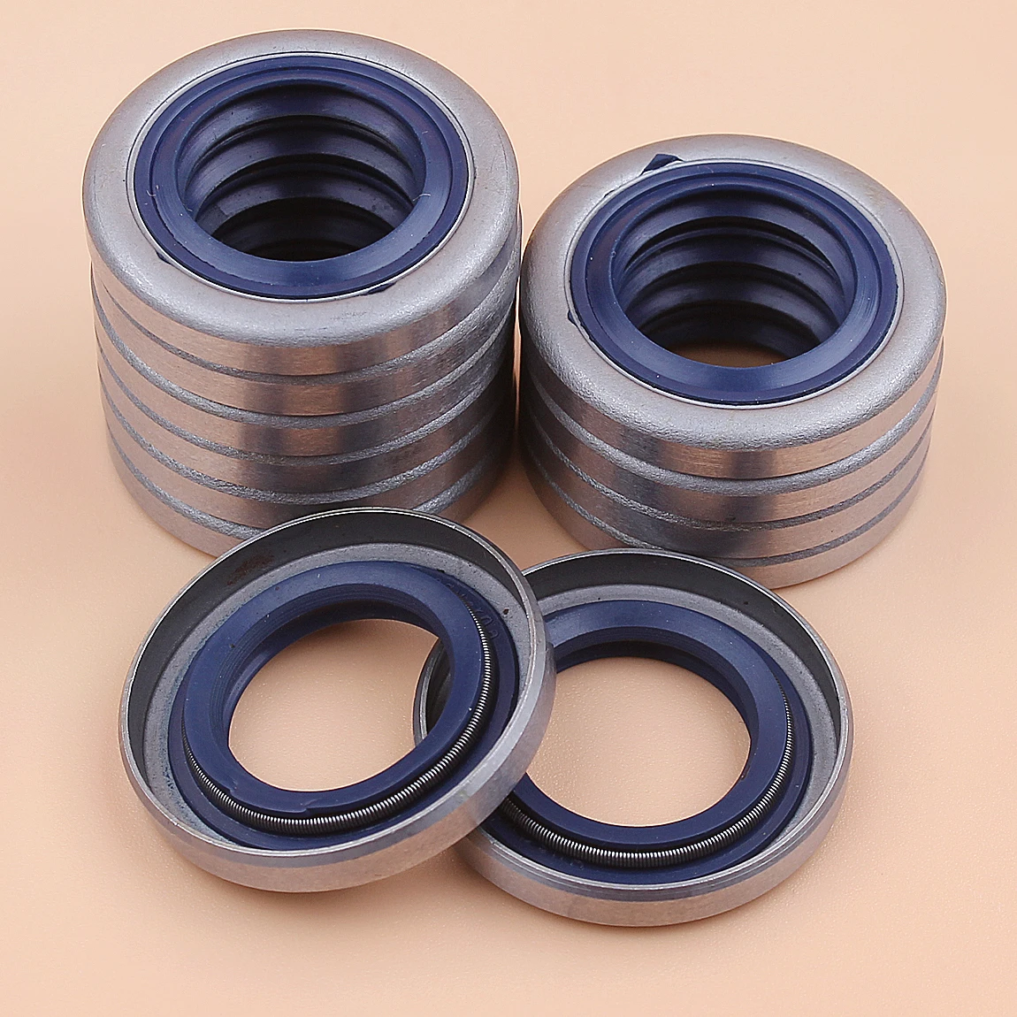 12Pcs/lot Crankshaft Oil Seals For HUSQVARNA 51 55 254 257 262 357 359 357XP Chain Saw Chainsaw Parts 505275719, 505 27 57 19