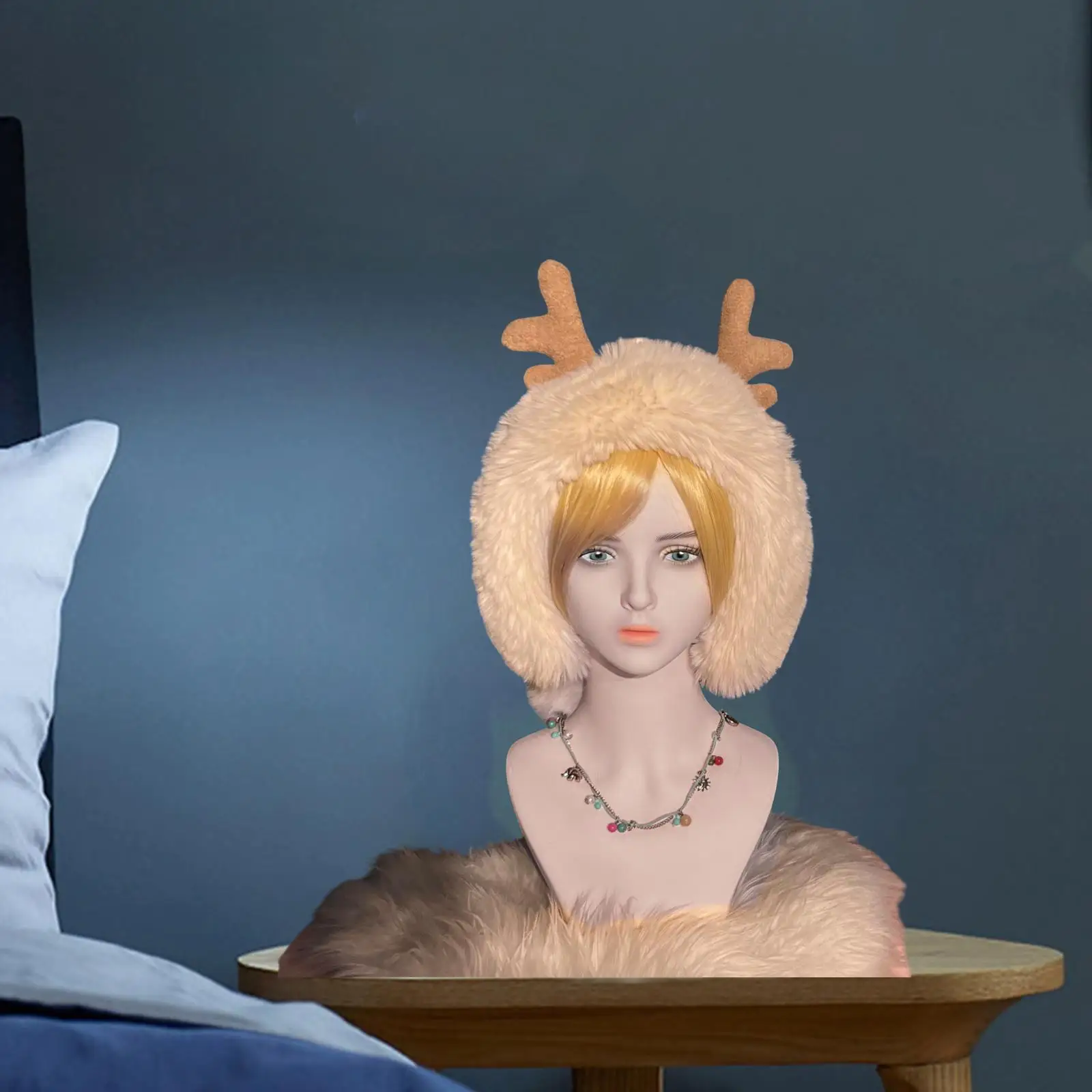 

Голова манекена, легкая женская лысая голова манекена, женская подставка для головы для кепки, очков, укладки волос, изготовление париков