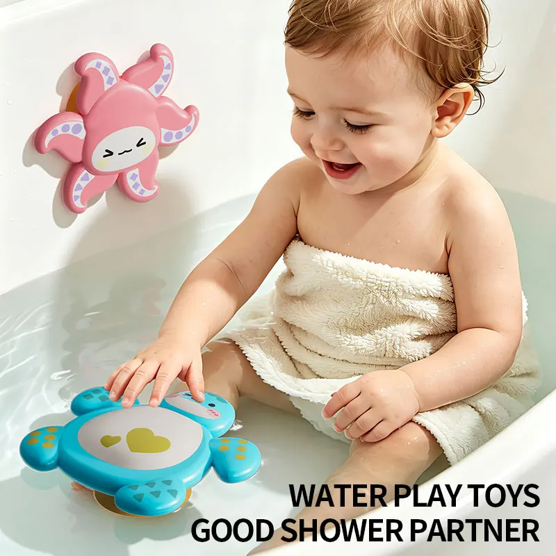 Suction Cup Spinner for Baby High Chair & Bath Tub, Animal Rotating Suction Accessory for Smooth Surfaces view 4