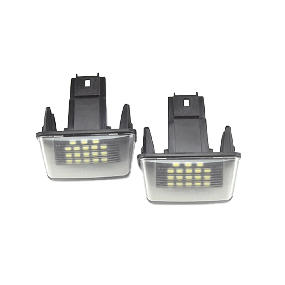 محطة عربة/الخزنة نموذج 2 قطعة سيارة LED رقم الترخيص لوحة ضوء صالح لبيجو 5008 2009-2012 5-Door MPV نموذج #4