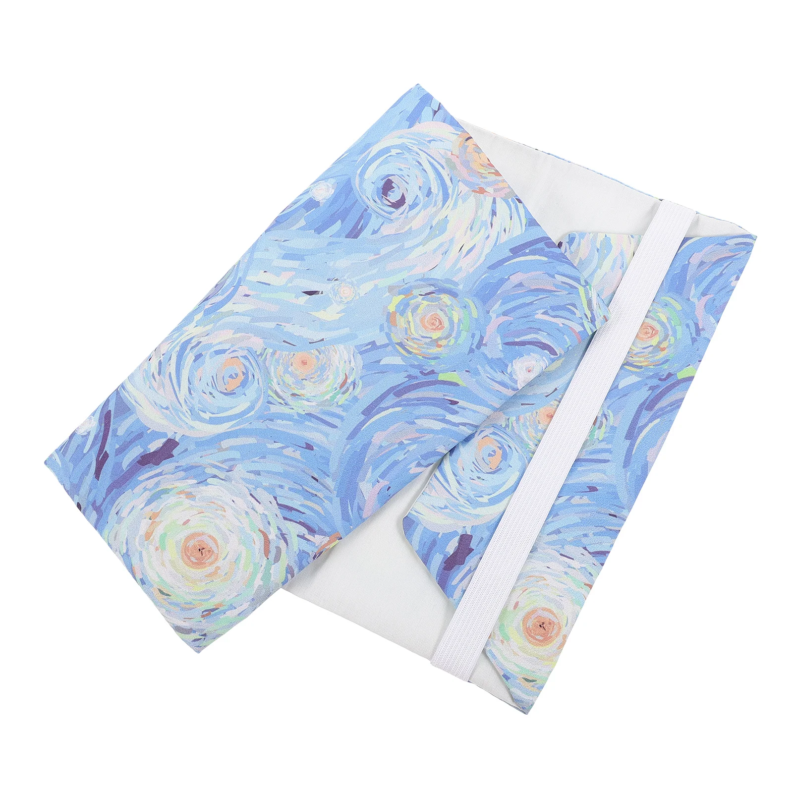 Doek Boekhoezen voor Hardcover Handgemaakt Decor Decoratieve Blauwe Stof Beschermend