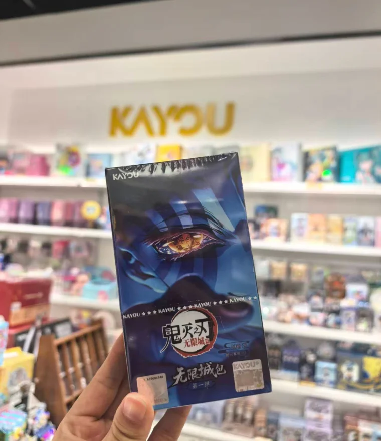 KAYOU New Product Demon Slayer Blade Collection Card Unlimited City Pack Chapter 1 Rare Card Collection Toy Festival Gift