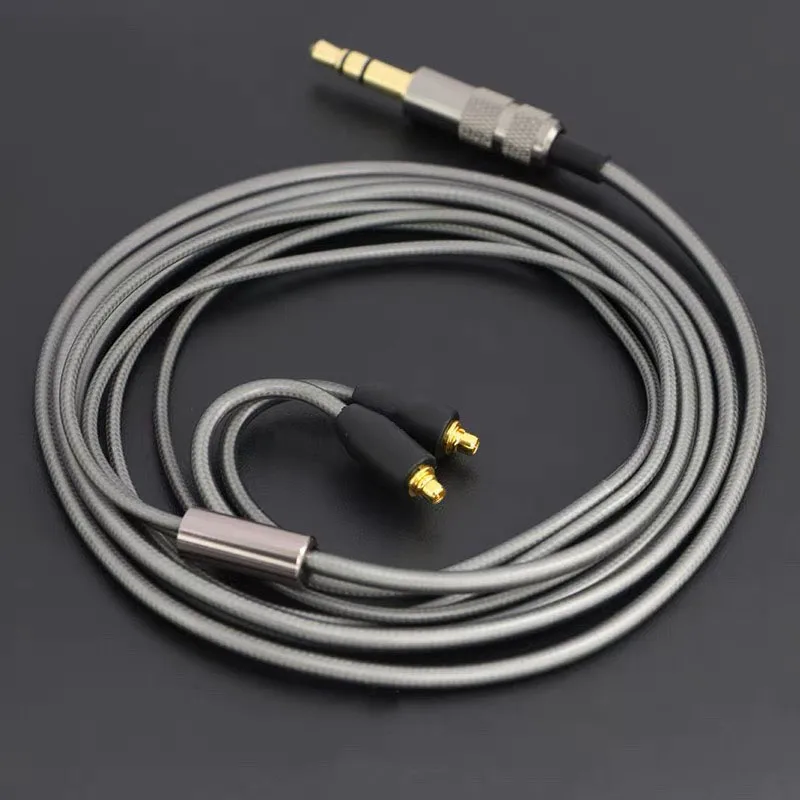 3.5mm to MMCX Upgraded Cables with Mic or without Mic for SHURE SE215/425/535/846/UE900/Live/N3AP/MMCX Headphone Cable