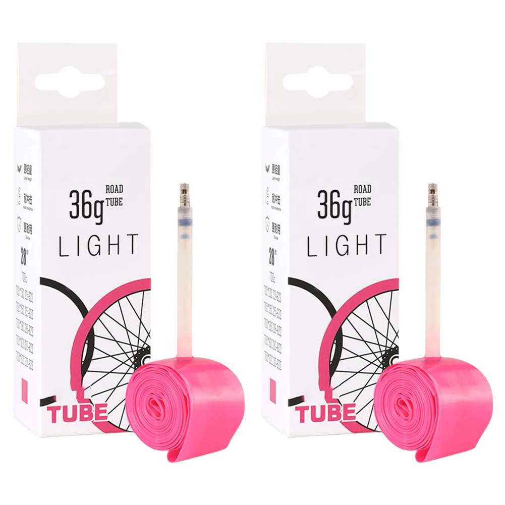

Puncture Resistant Tube Ultralight Inner Tube Lightweight And Compact For Road Bikes Secure Nozzle Connection Design