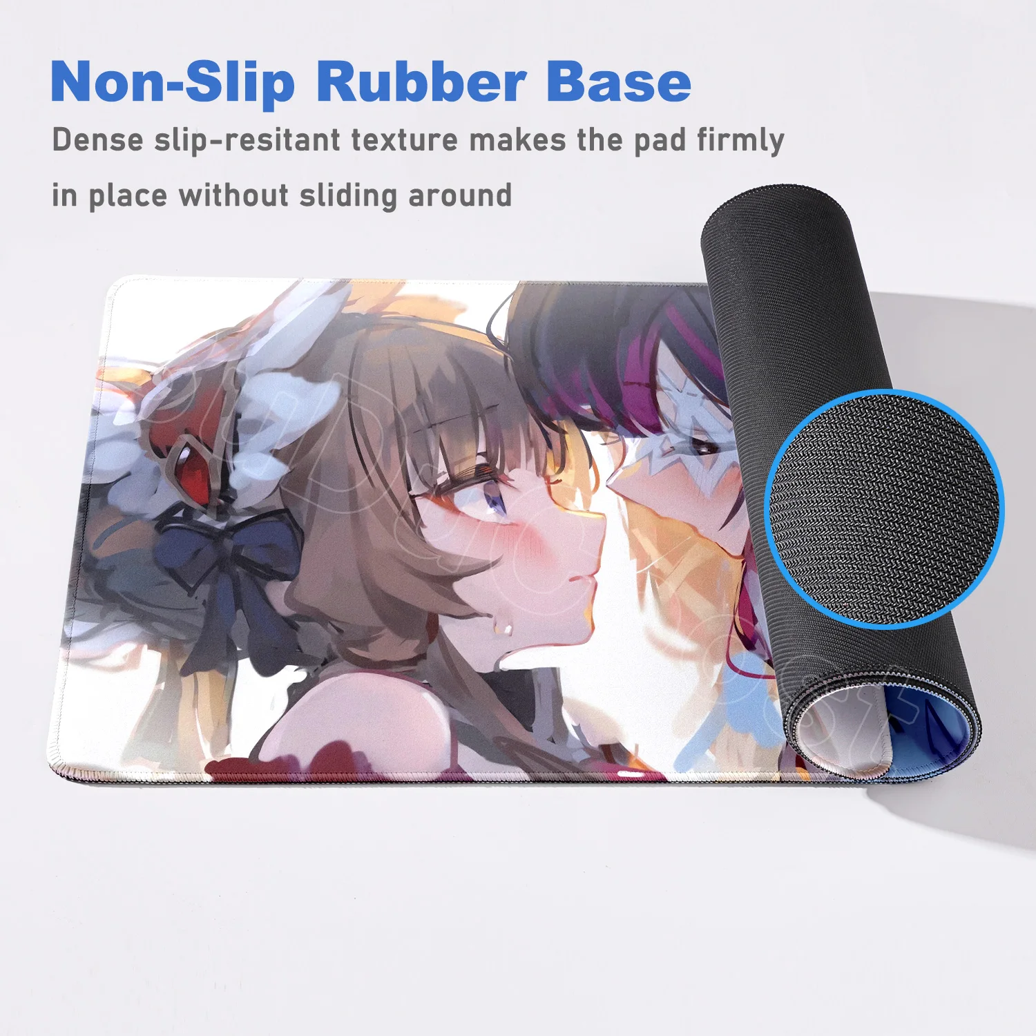แผ่นรองเมาส์ลายการ์ตูนสาวน้อยสุดน่ารักจากเกม Genshin Impact รุ่น Sandrone Columbina สำหรับคีย์บอร์ด คอมพิวเตอร์ แล็ปท็อป และอุปกรณ์เกมเมอร์