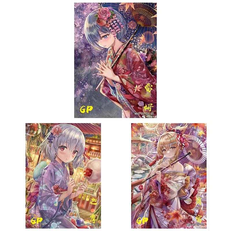 Goddess Carnival NNS-02 TCG Box Collection card Child toy Raiden Shogun Yae Miko Anime People cards