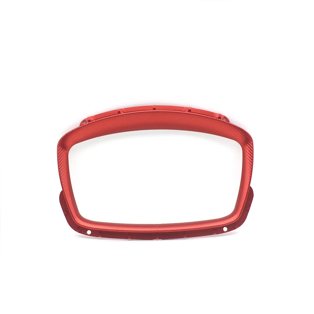 Motorcycle Speedometer Cover Digital Dashboard Rim for Vespa GTS300 GTS 250 300 2013-2020(Red)