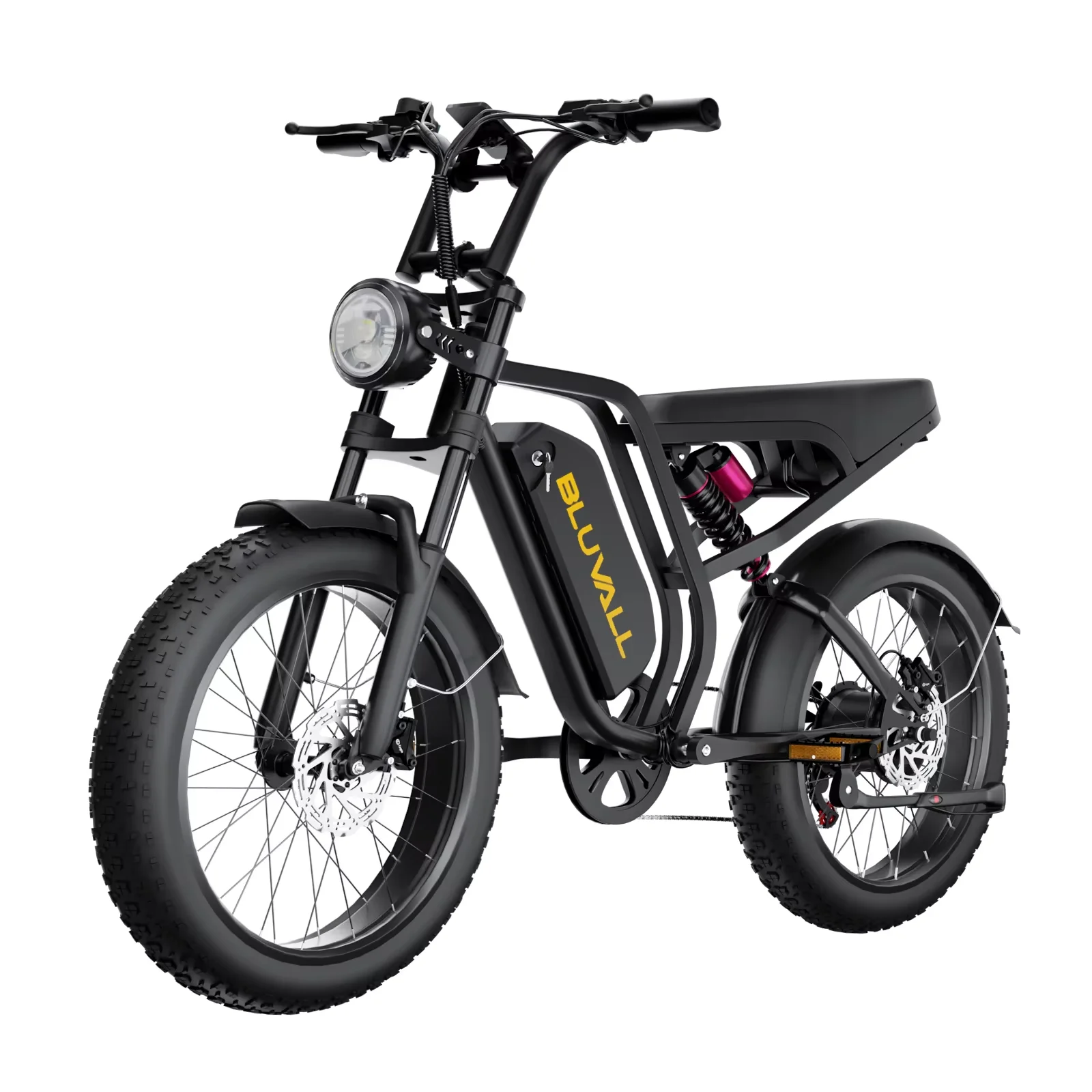 AliExpress BLUVALL SU8 E-bike 1200W Powerful Motor 52V20AH Emovable Lithium Battery Adult Electric Bike 20*4.0 inch Fat Tire Mountain Ebike