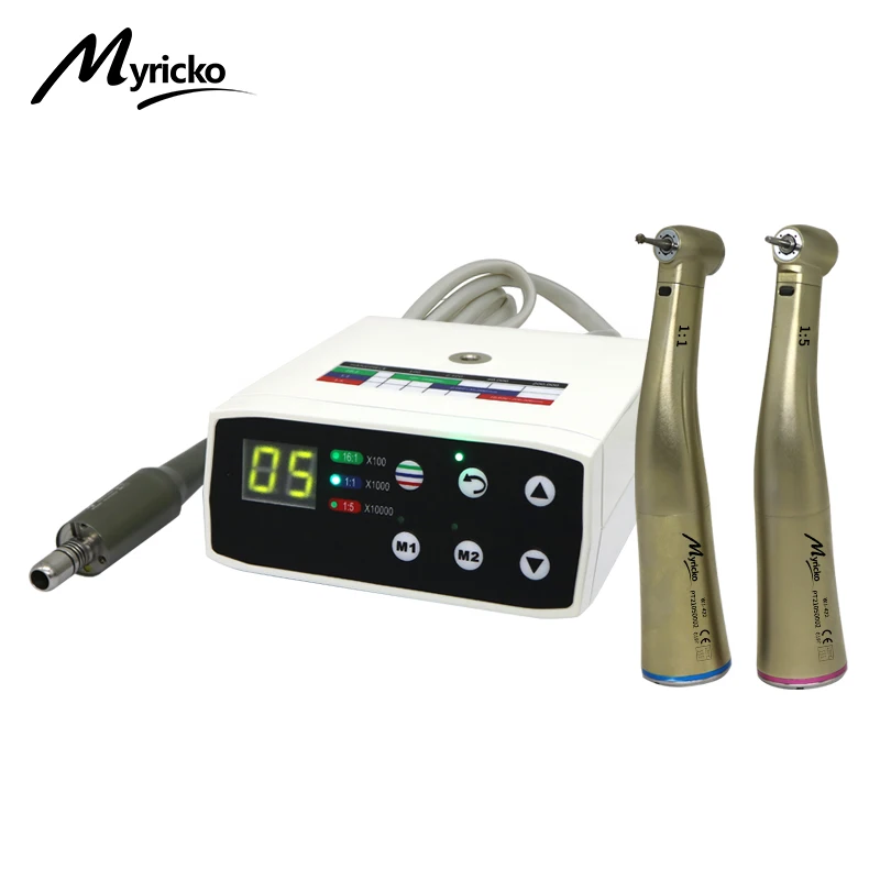 Dental Brushless Electric LED Micro Motor Internal Water Spray With 1:5 Contra Angle Compatible To NSK W&H KAVO BIENAIR SIRONA