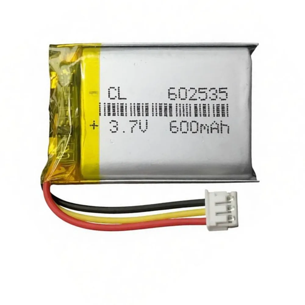 600mAh 3.7V 602535 Polymer Lithium Rechargeable Battery With ZH1.5 3P Connector For Edifier G3m Pro Mchose A5 Pro Wireless Mouse