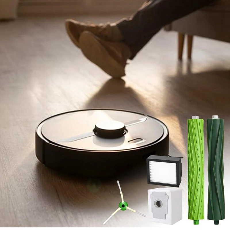 ملحقات بديلة للمكنسة الكهربائية لـ Irobot ، و Roomba E ، و I ، و J Series ، و I7 ، و J7 Plus ، و I3 ، و I4 ، و E5 ، و E6