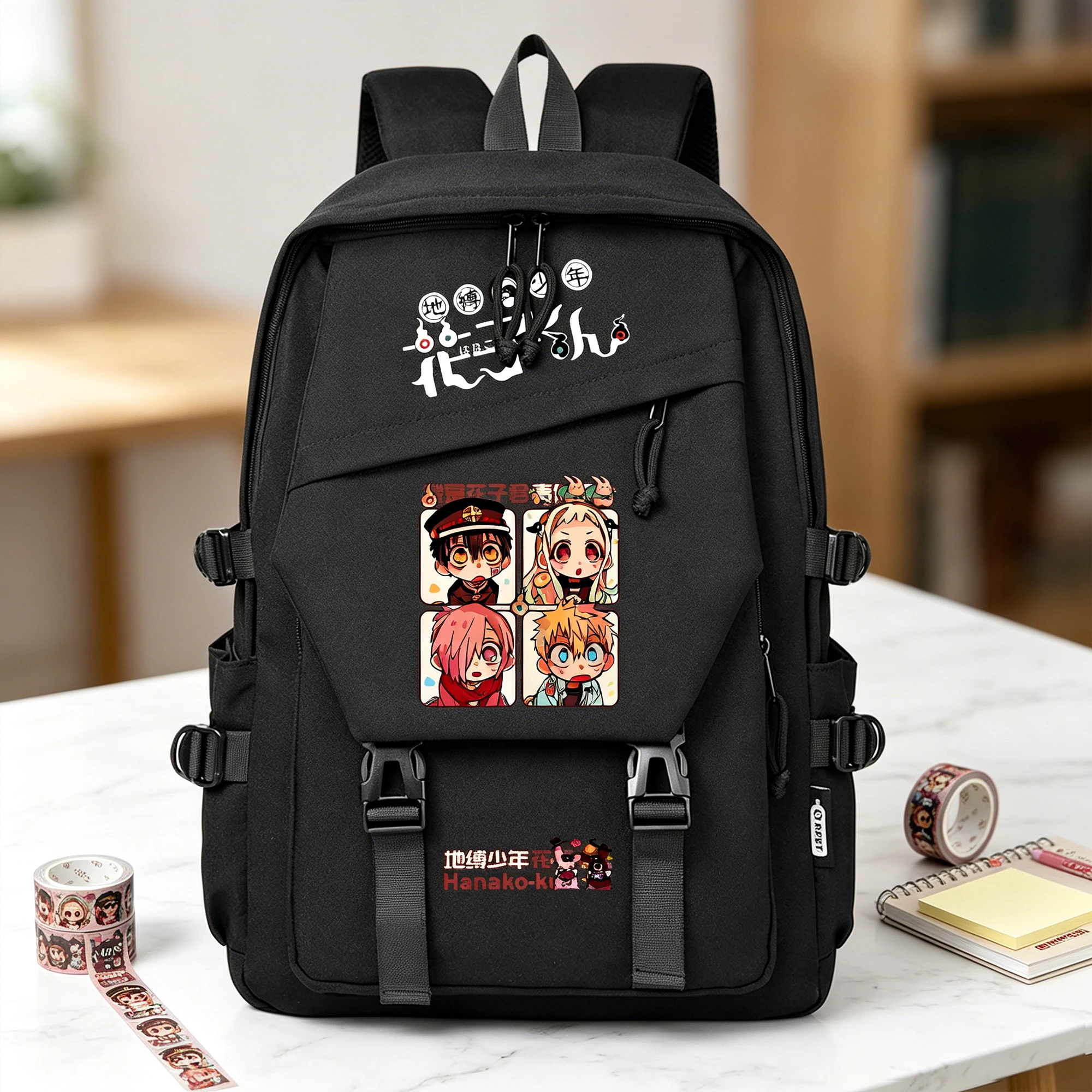 Anime Toilet-bound Hanako-kun Fashion Cartoon School Bags Casual Backpack Students Bookbag Girls Laptop Bagpack Shoulder Bags