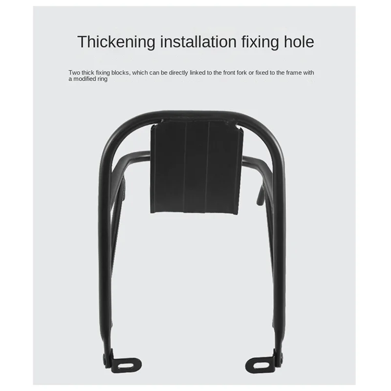 A23I-Fahrrad Front Rack Fahrrad Korb Halterung Mountainbike Front Rack Legierung Gabel Rack Fahrrad Ausrüstung