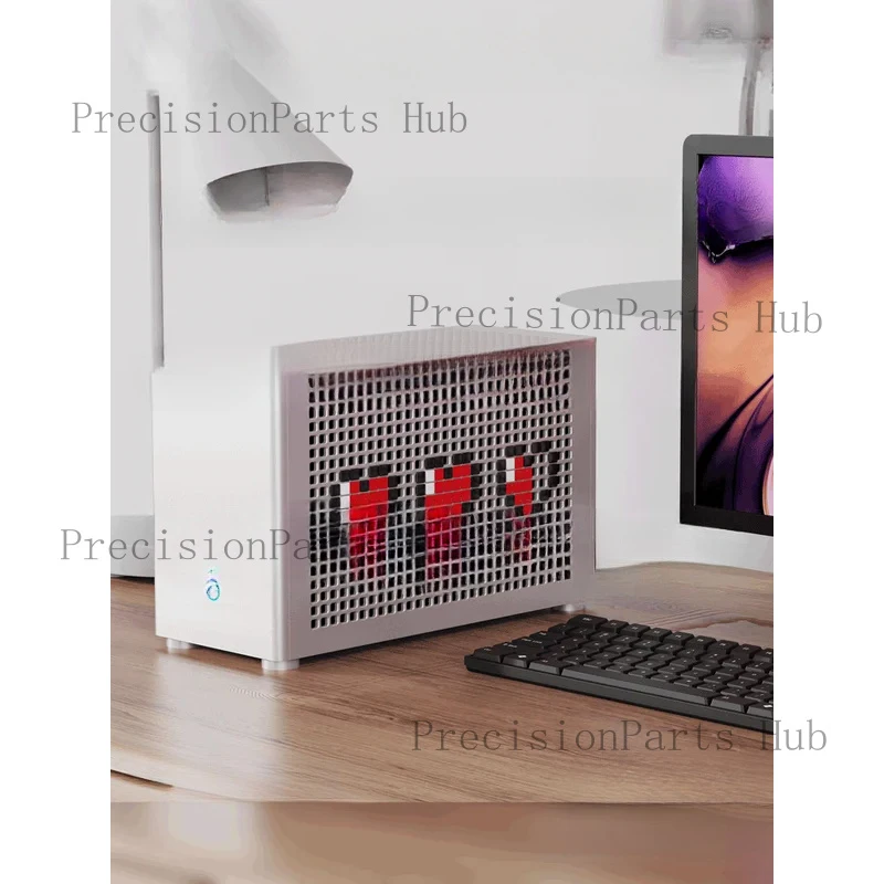 CC air-cooled Alpha new product customized ITX chassis, A4 frame Combocube mini all aluminum alloy CNC shell
