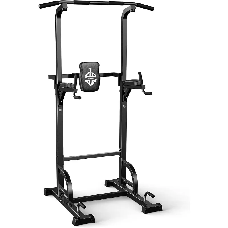 

Sportsroyals Power Tower Pull Up Dip Station Assistive Trainer MultiFunction Home Gym Strength Training Fitness Equipment 440LBS