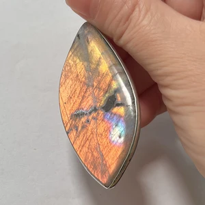 1 piece jewel gift irregular format natural stone stone Blue label to necklace for men and women 12 Main sales pendant natural stone - №8