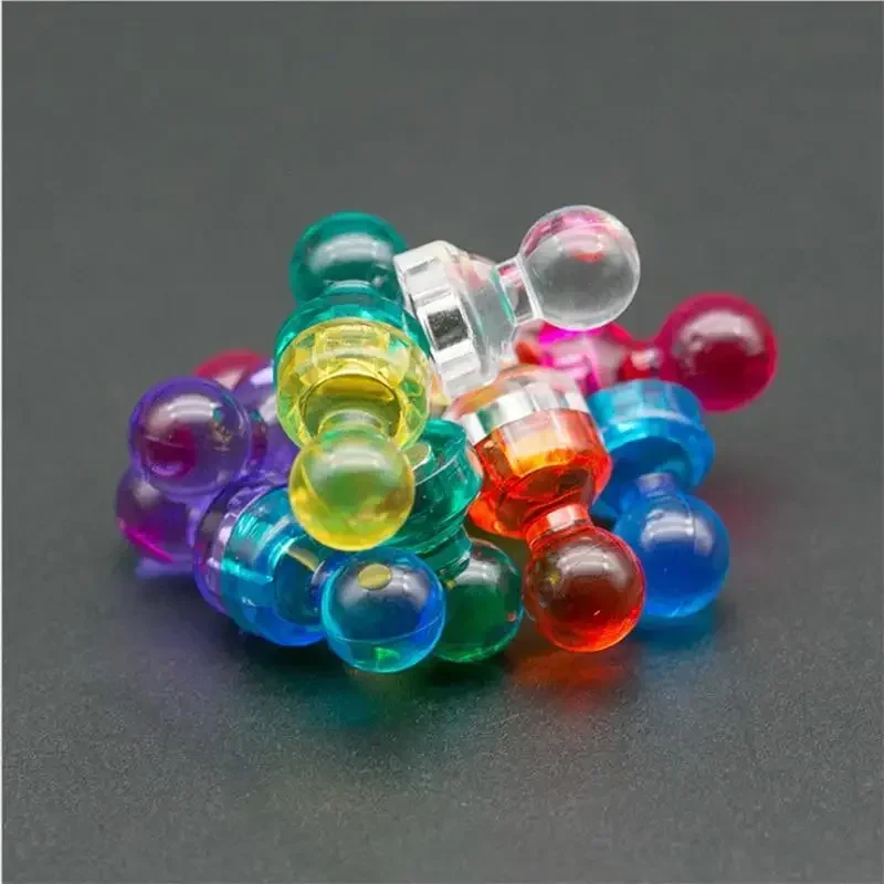 مغناطيس الثلاجة النيوديميوم القوي مغناطيس صغير دبوس الدفع الإبهام السبورة الثلاجة ملصق مكتب المغناطيسي مخروط دفع دبابيس