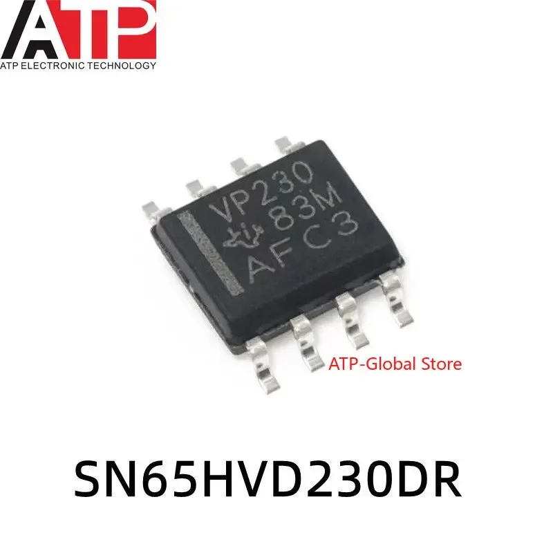 10PCS SN65HVD230DR VP230 SOP-8 SN65HVD230 Transceiver Chip IC Integrated Circuit Brand New Original