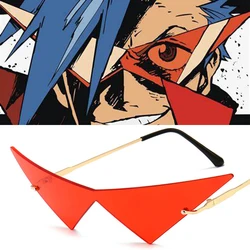 Anime Kamina okulary Cosplay trójkątne okulary przeciwsłoneczne gadżety na halloween