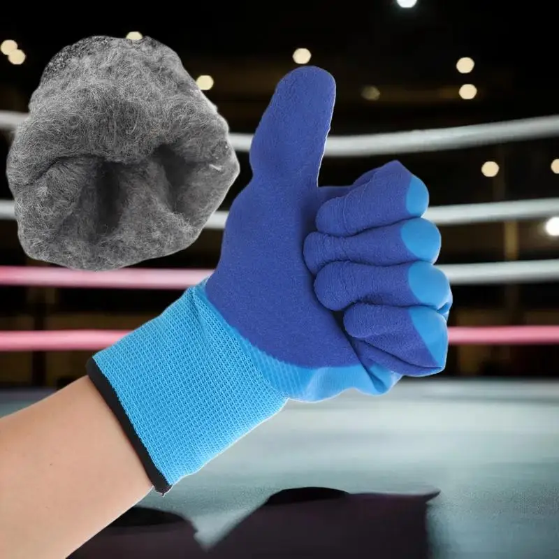 قفازات معزولة مقاومة للماء، معدات سلامة العمل، قبضة مطاطية مضادة للانزلاق، حماية لليدين البناء #3