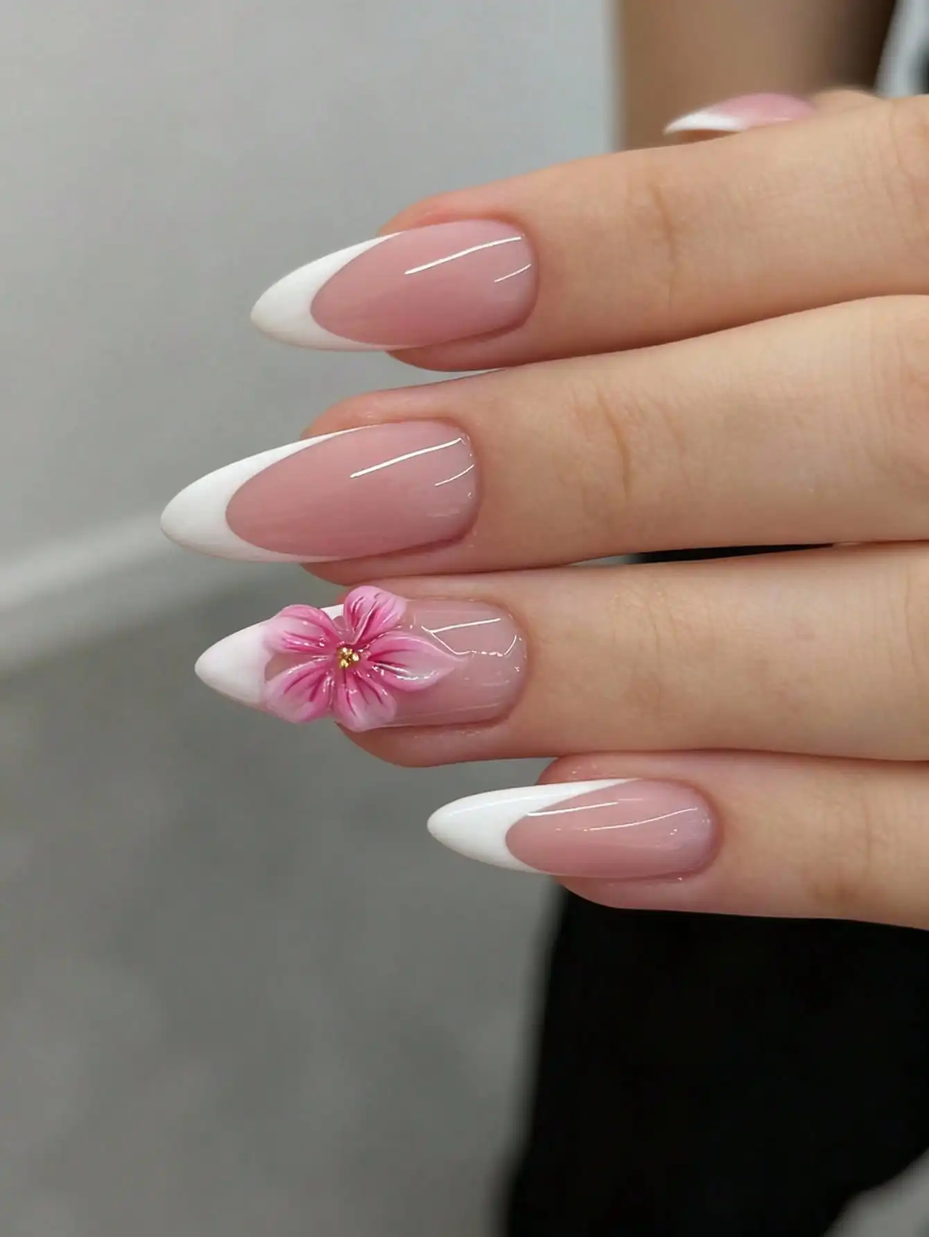 

10 pieces of Y2K style | 3D rose flower nail stickers, suitable for daily wear, shopping, and gatherings